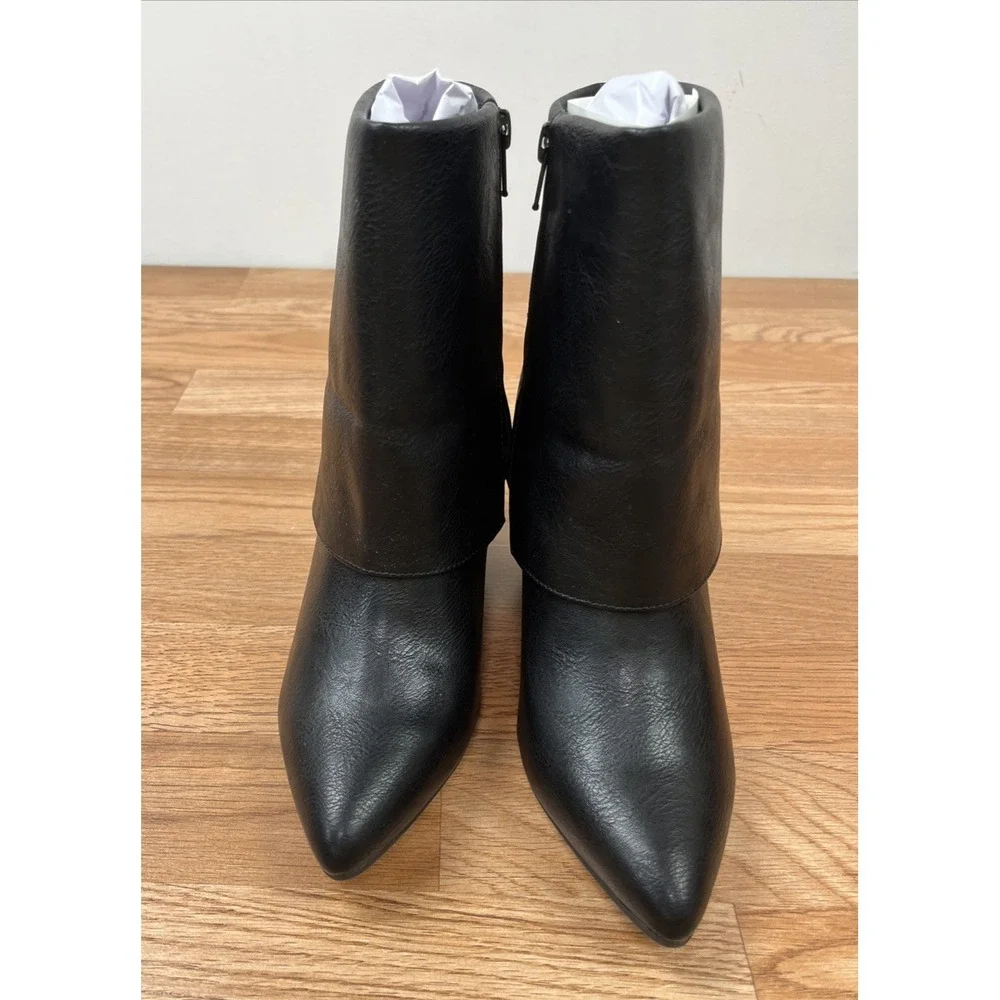 SO Amarella Fold Over Boots Women's Size 6.5 Black